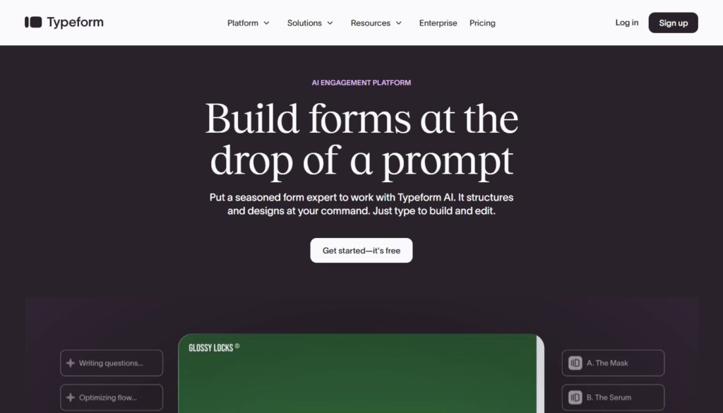 Typeform, Google Forms, or SurveyNinja: Which Survey Tool Fits Your Brand Best? typeform